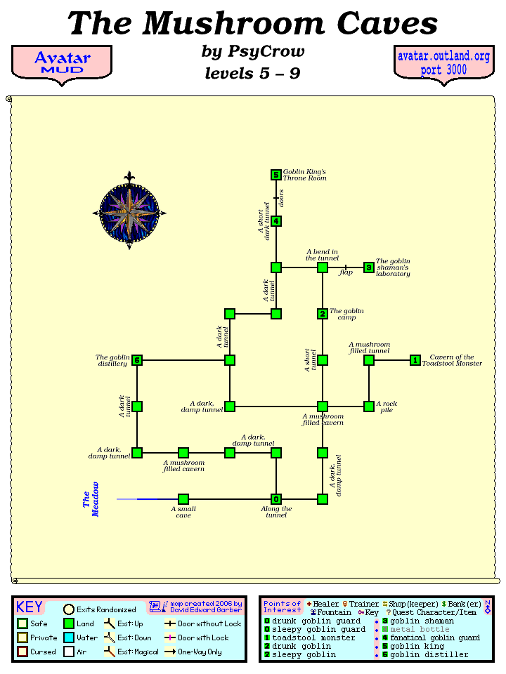 Avatar MUD Area Map - Mushroom Caves.GIF